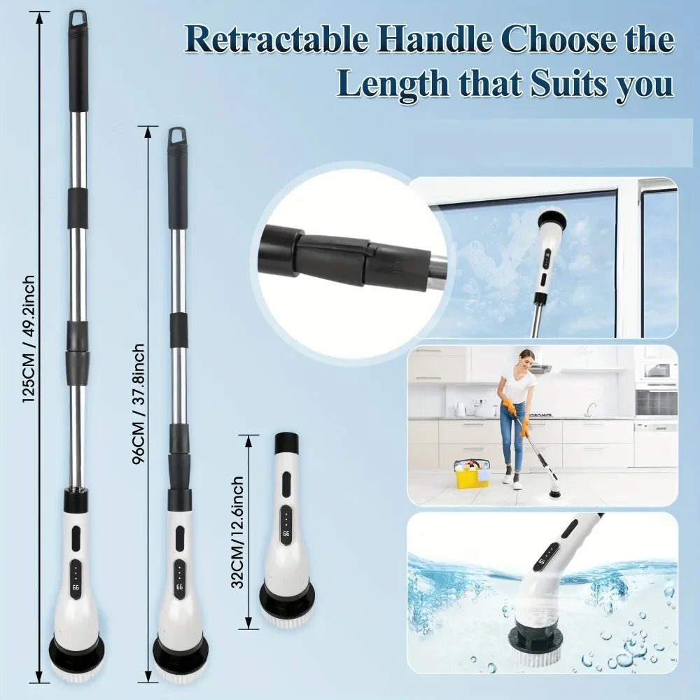 9-in-1 Electric Spin Scrubber