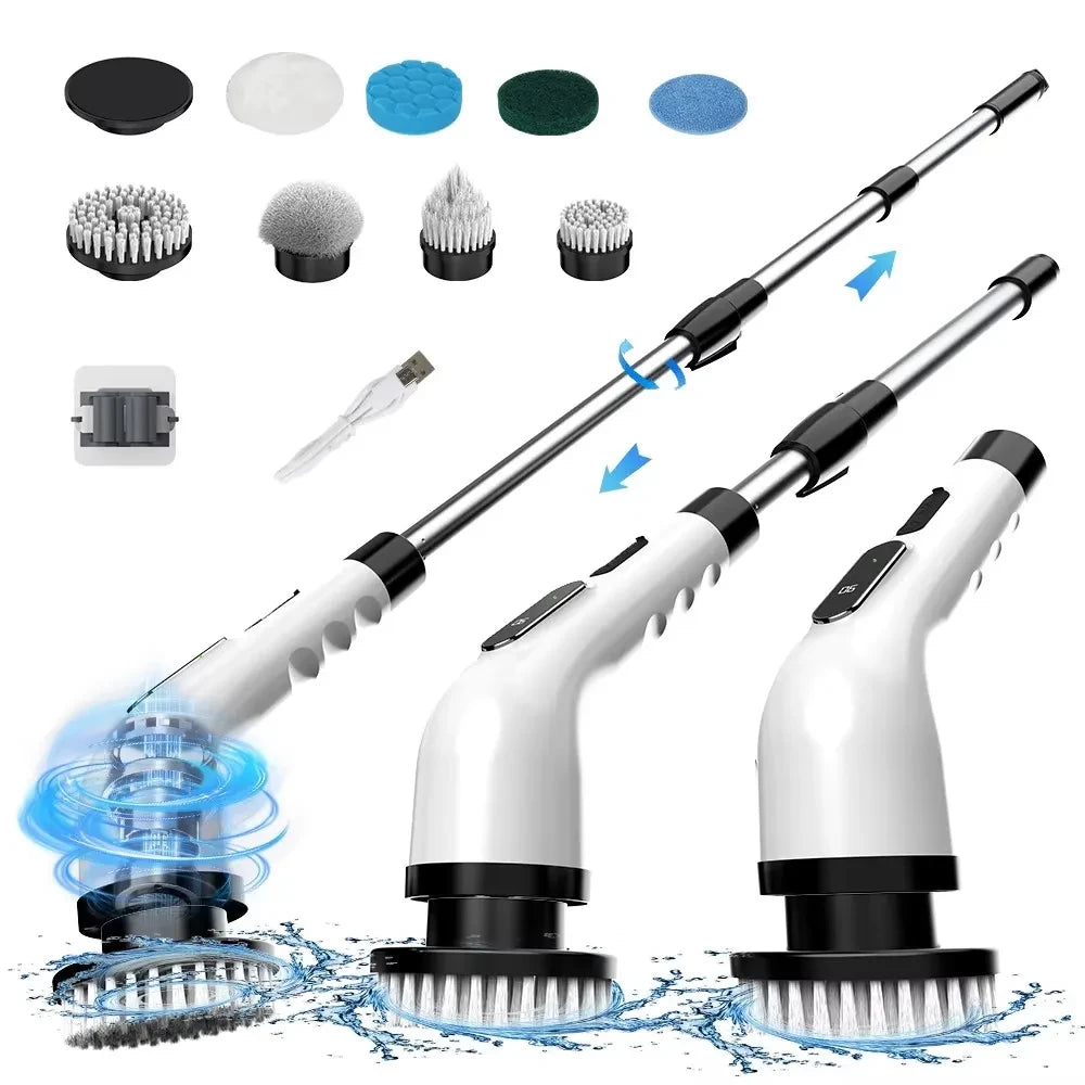 9-in-1 Electric Spin Scrubber